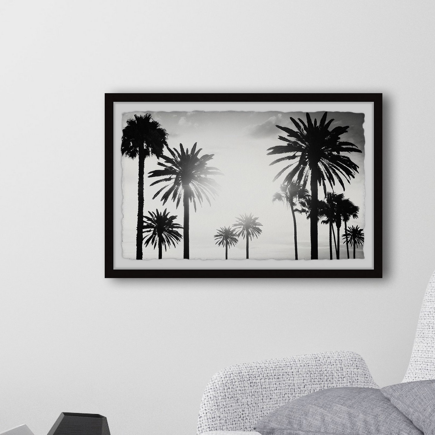 East Urban Home 'Group of Palm Trees' Picture Frame Photograph Print on ...